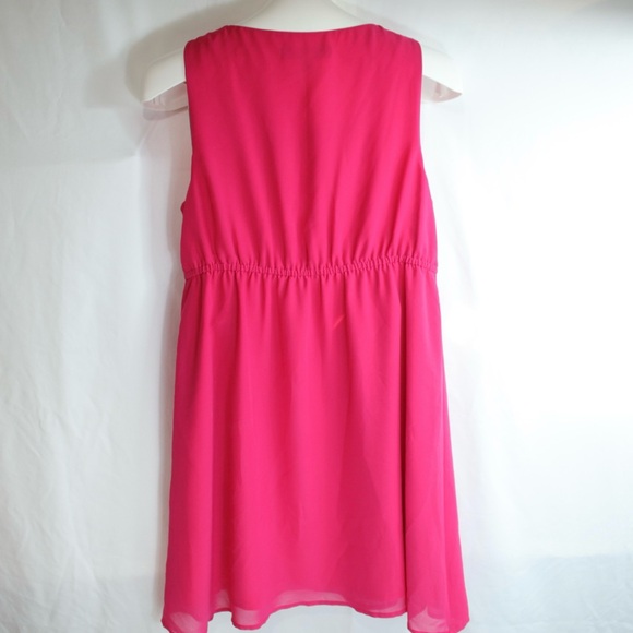 Mac + Jac Pink Sleeveless Dress Womens Size Large - Picture 2 of 3